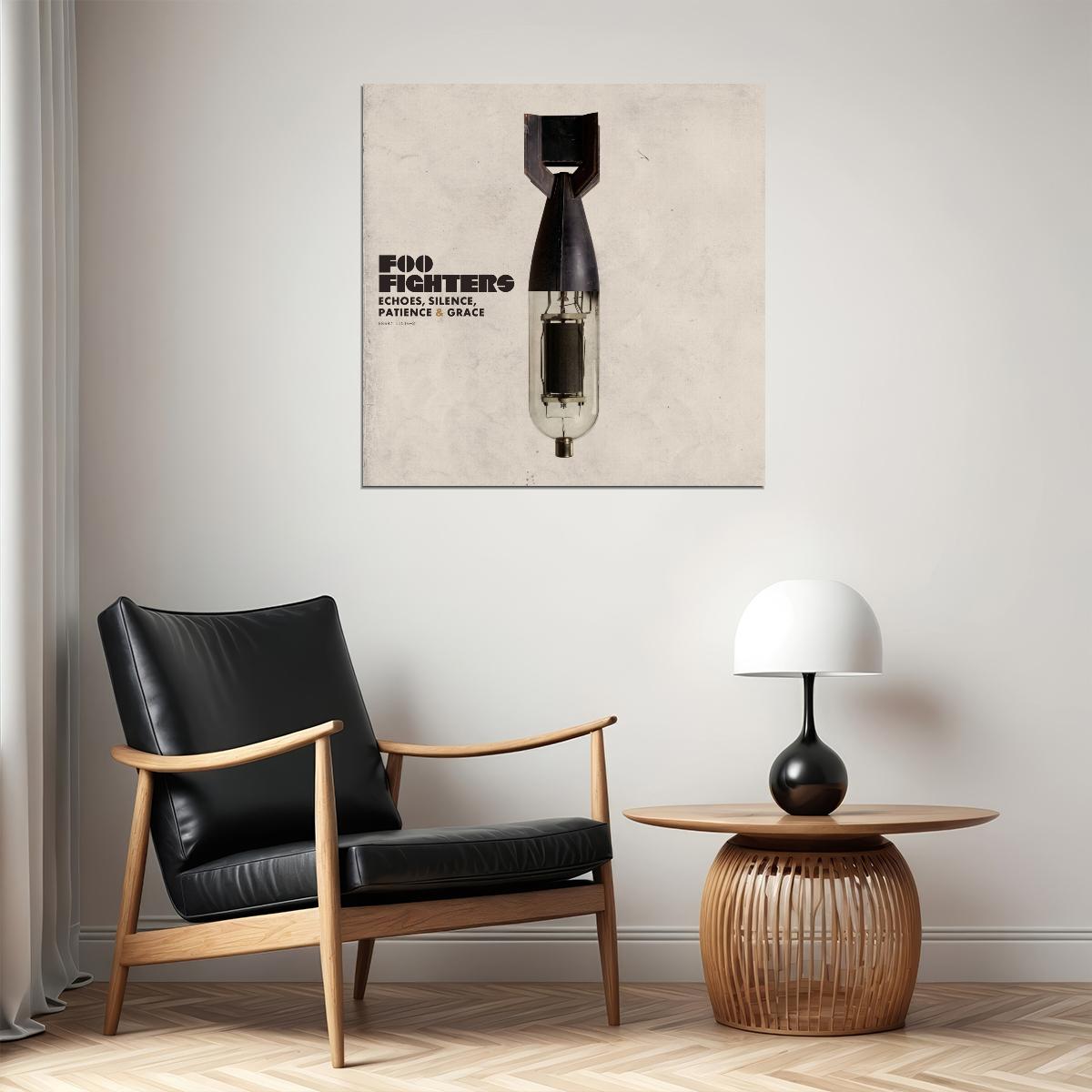 Foo Fighters Echoes Silence Patience & Grace Album Cover Art Rock Music Poster Band Music Print - xonomax