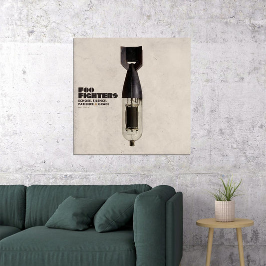 Foo Fighters Echoes Silence Patience & Grace Album Cover Art Rock Music Poster Band Music Print - xonomax