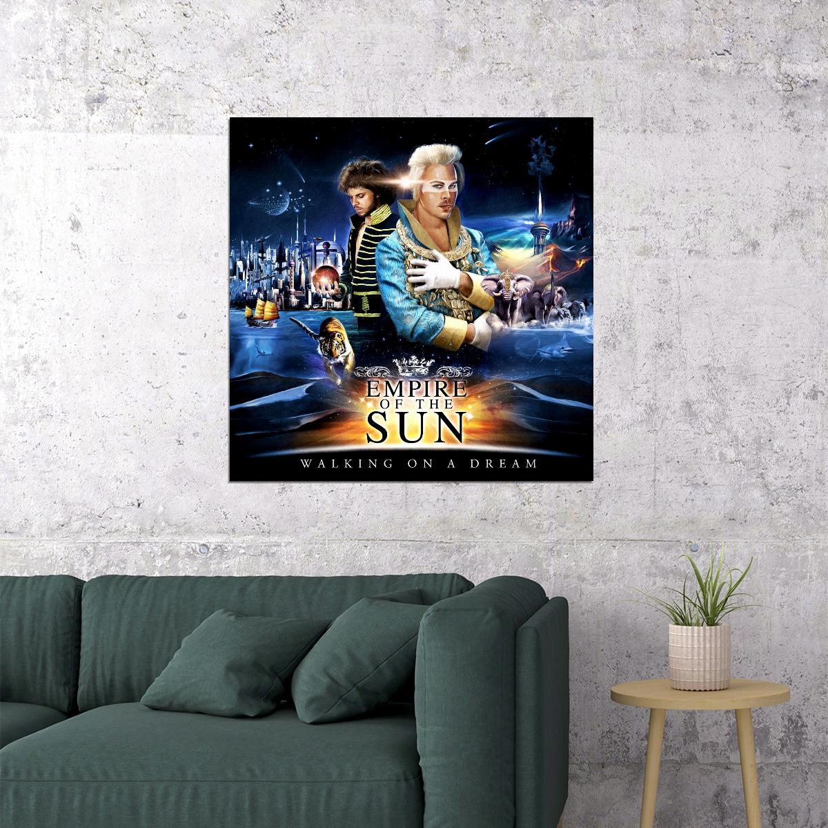 Empire Of The Sun Walking On A Dream Album Cover Art Electronic Music Poster Band Print - xonomax