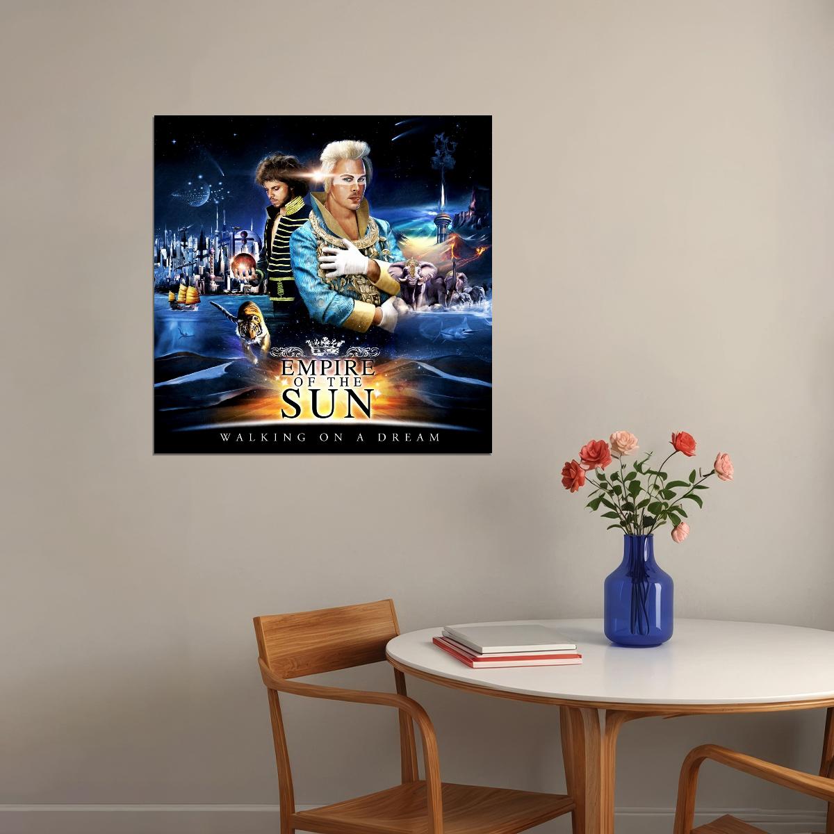 Empire Of The Sun Walking On A Dream Album Cover Art Electronic Music Poster Band Print - xonomax