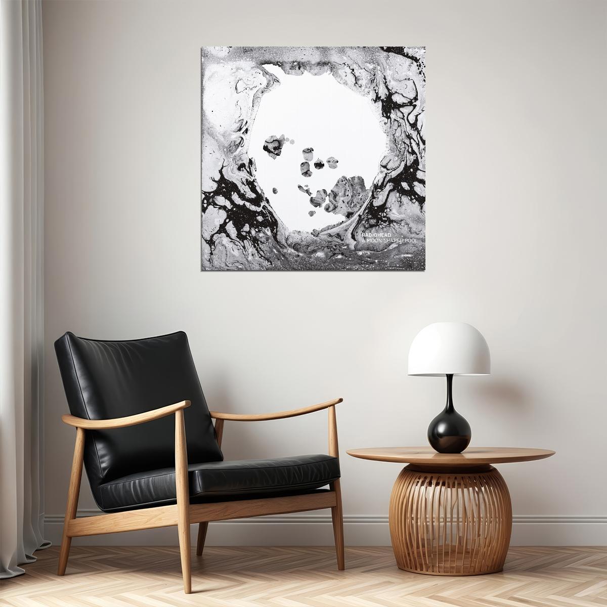 Radiohead Moon Shaped Pool Album Cover Art Alternative Rock Music Poster Band Wall Print