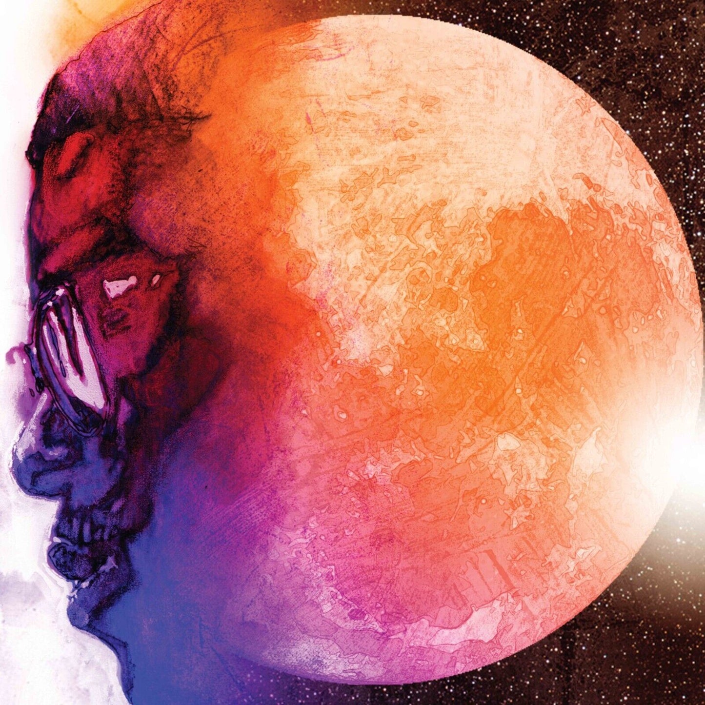 Kid Cudi Man On The Moon: The End Of Day Album Cover Art Music Poster Rap Wall Print - xonomax