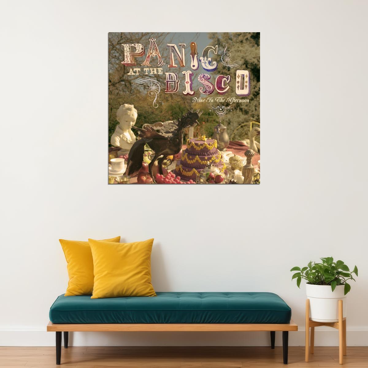 Panic! At The Disco Nine In The Afternoon Album Cover Art Rock Music Poster Wall Print - xonomax