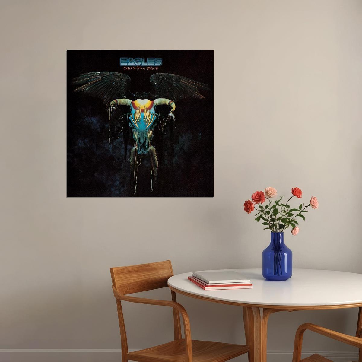 Eagles One Of These Nights Album Cover Art Rock Music Poster Band Print - xonomax