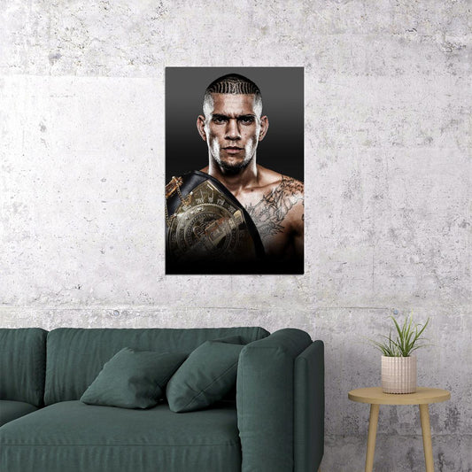 Alex Pereira Poster Mma Fighter Wall Art Ufc Champion Sports Print - xonomax