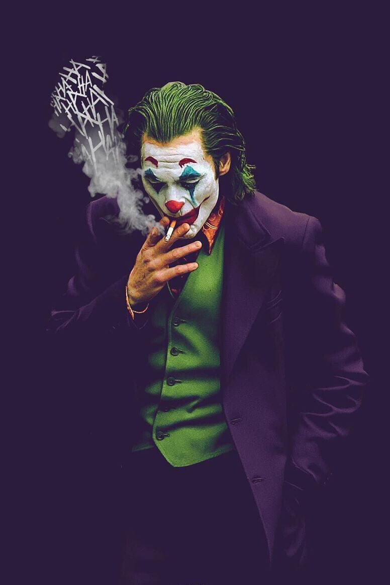 Poster Joker Movie Poster 2019 Joaquin Phoenix Iconic Dc Villain