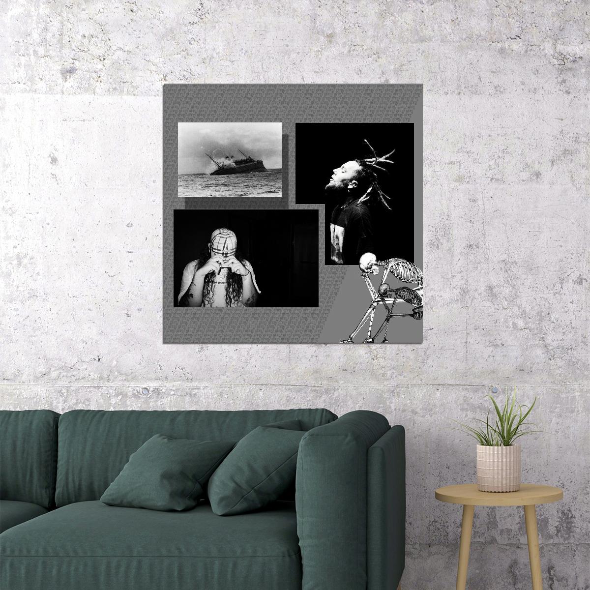 Suicideboys $uicideboy$ Album Cover Art Hip-hop Music Poster Rap Duo Music Print - xonomax