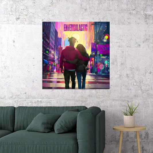 Kid Cudi Entergalacticalbum Cover Art Music Poster Rap Wall Print - xonomax