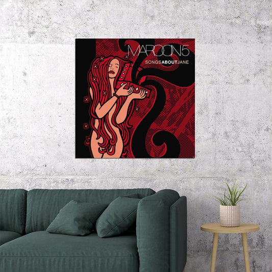 Maroon 5 Songs About Jane Album Cover Art Music Poster Pop Rock Wall Print - xonomax