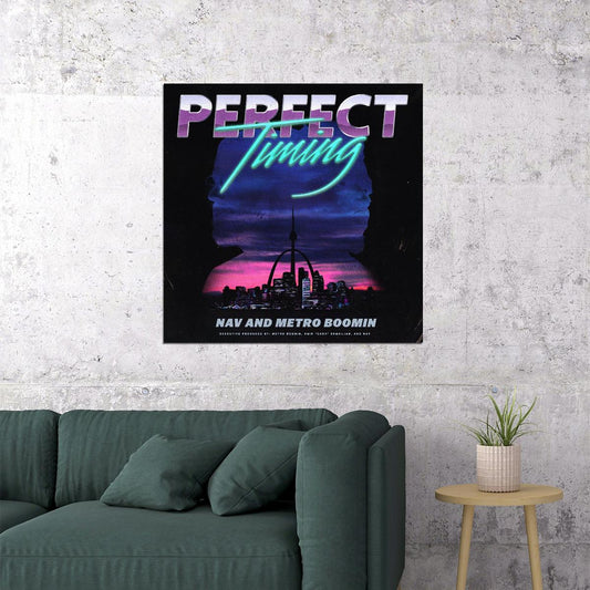 Nav Perfect Timing Album Cover Art Music Poster Rap Hip-hop Artist Wall Print - xonomax