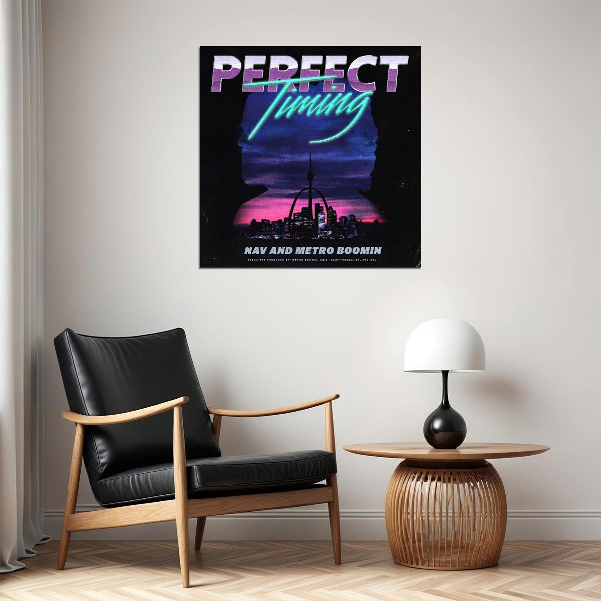 Nav Perfect Timing Album Cover Art Music Poster Rap Hip-hop Artist Wall Print - xonomax