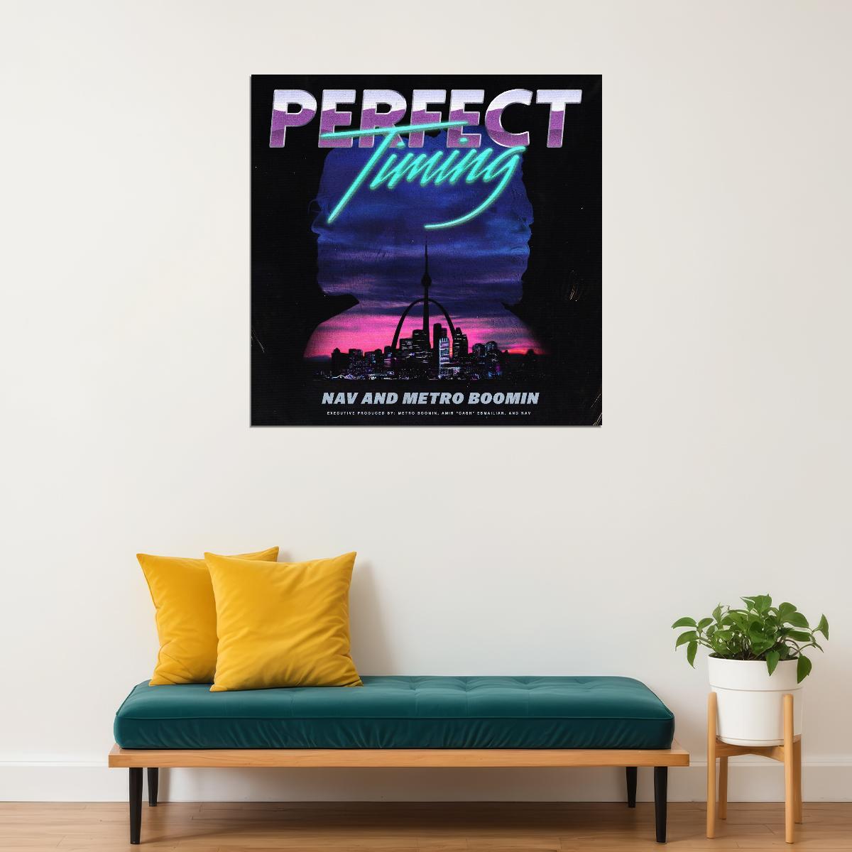 Nav Perfect Timing Album Cover Art Music Poster Rap Hip-hop Artist Wall Print - xonomax