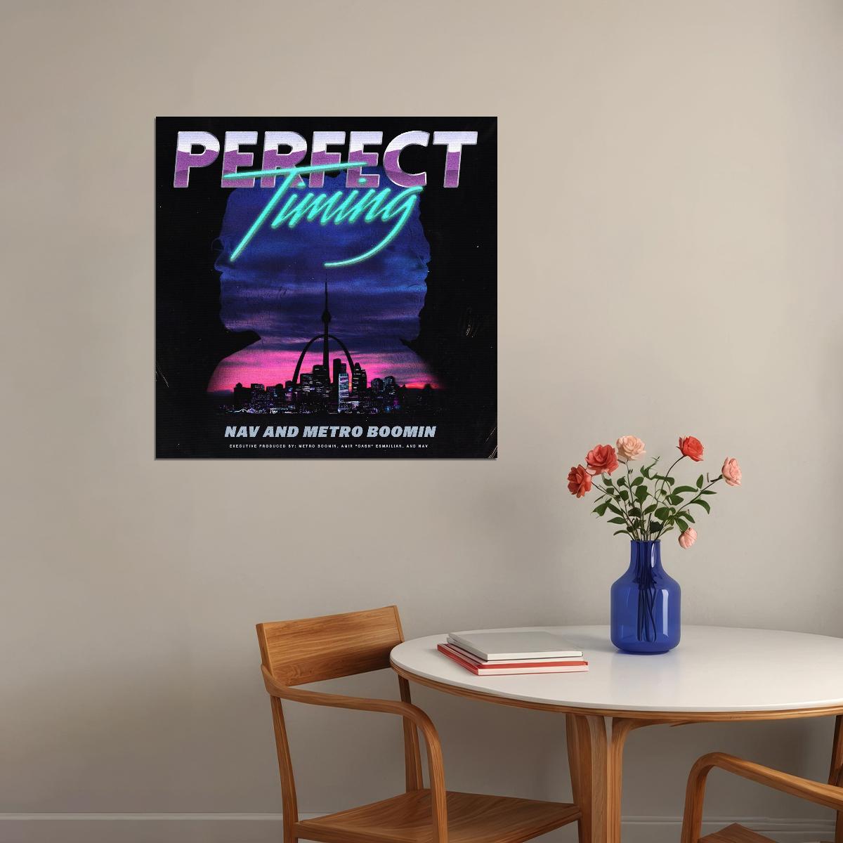 Nav Perfect Timing Album Cover Art Music Poster Rap Hip-hop Artist Wall Print - xonomax