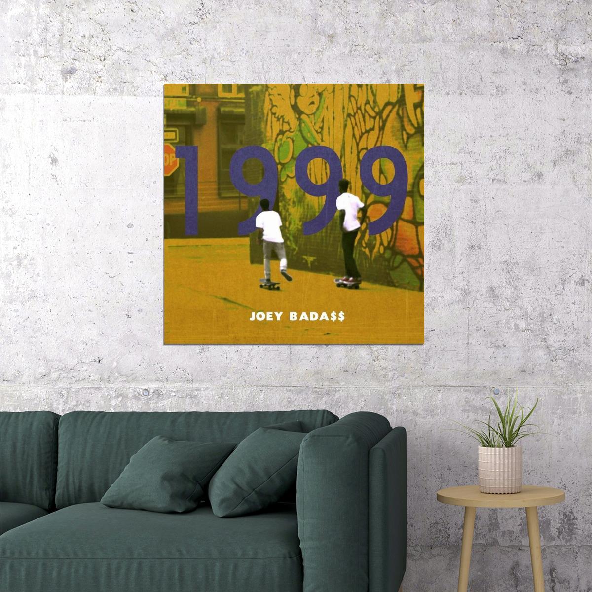Joey Badass Bada$$ 1999 Album Cover Art Rap Music Poster Wall Print - xonomax