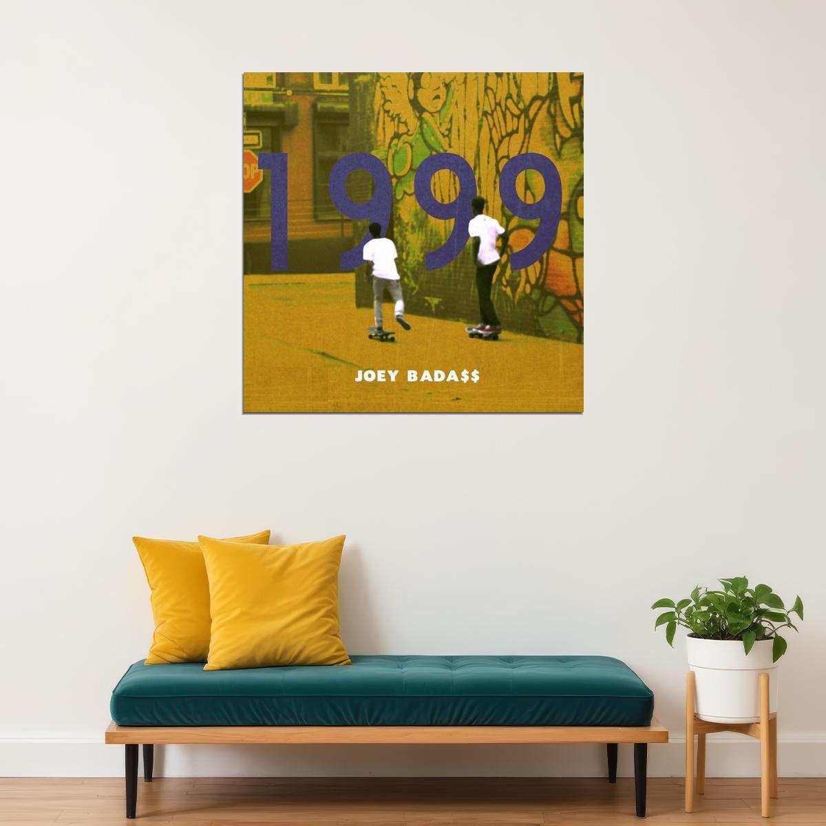 Joey Badass Bada$$ 1999 Album Cover Art Rap Music Poster Wall Print - xonomax