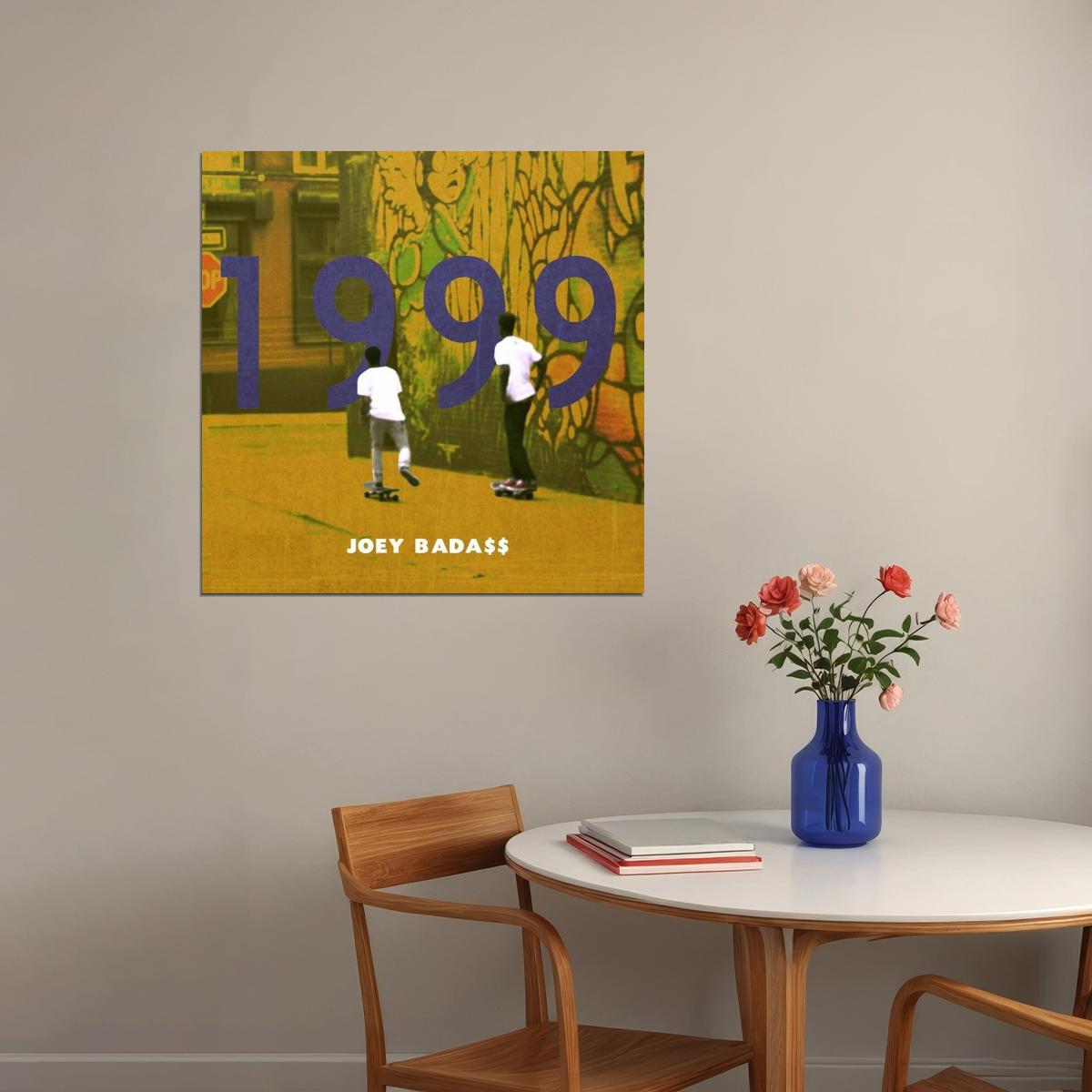 Joey Badass Bada$$ 1999 Album Cover Art Rap Music Poster Wall Print - xonomax