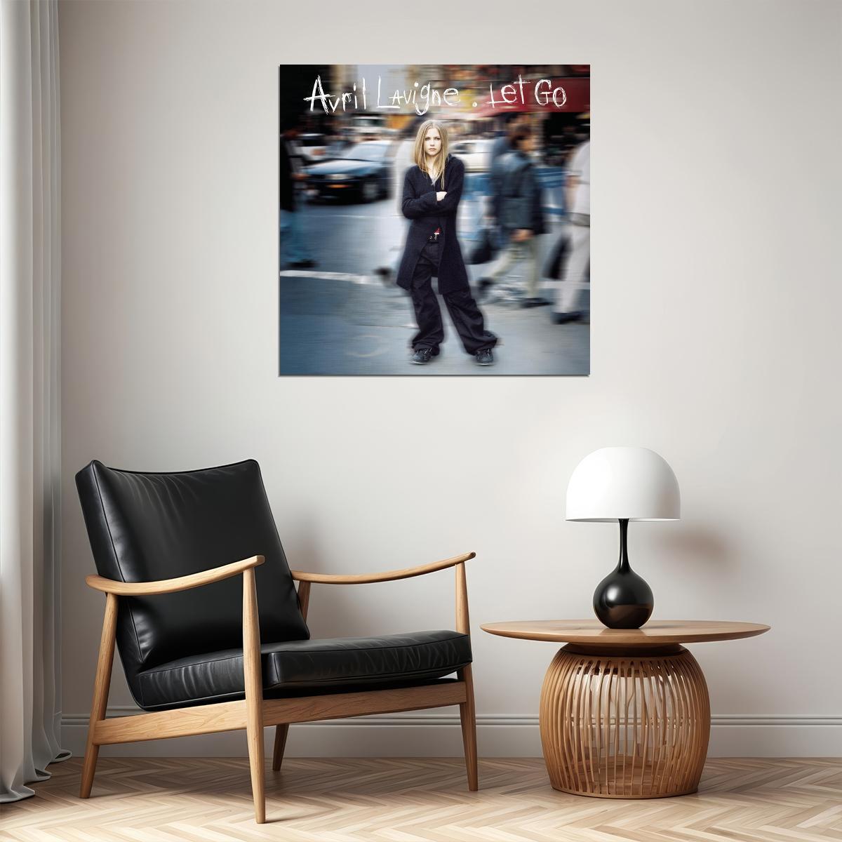 Avril Lavigne Let Go Album Cover Art 00s Pop Rock Music Poster Singer Music Print - xonomax