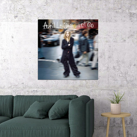 Avril Lavigne Let Go Album Cover Art 00s Pop Rock Music Poster Singer Music Print - xonomax