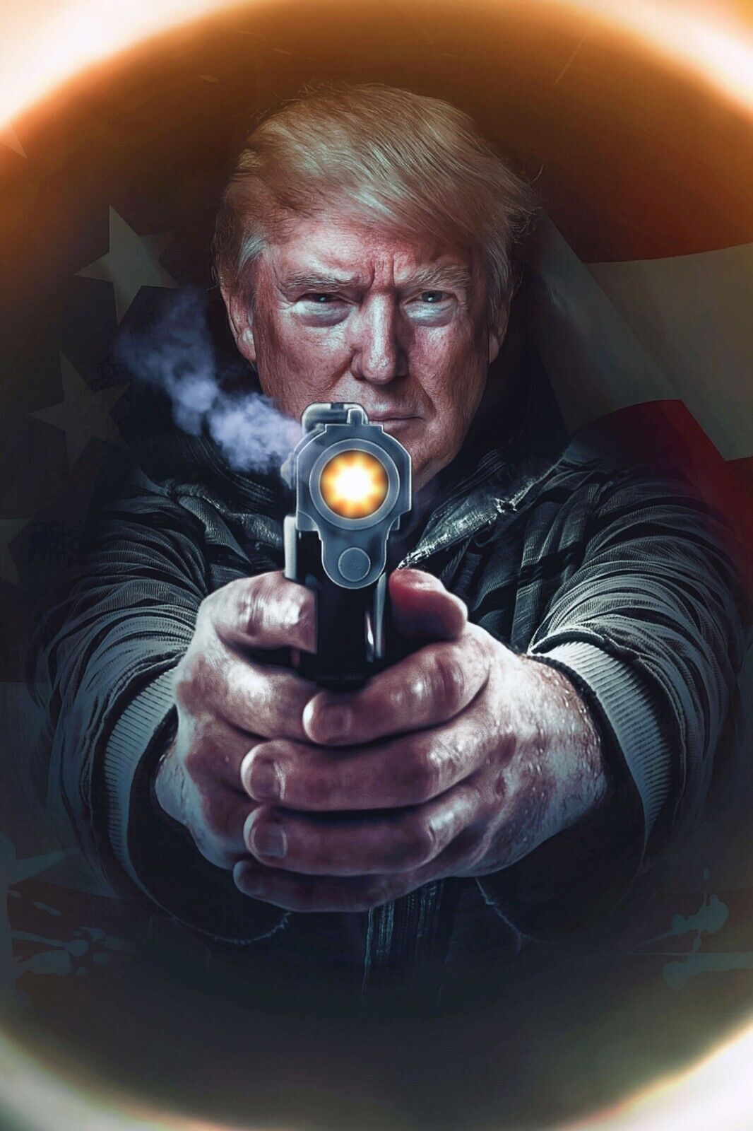 Donald Trump Poster Political Figure Wall Art Former U.s. President Print - xonomax