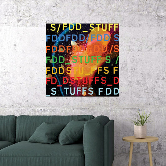 Radiohead In Rainbows Album Cover Art Alternative Rock Music Poster Band Wall Print - xonomax