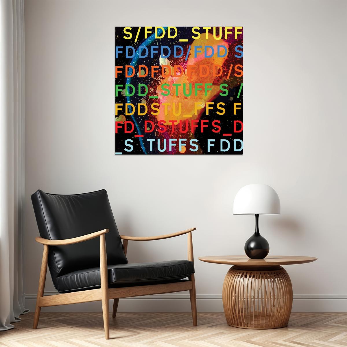 Radiohead In Rainbows Album Cover Art Alternative Rock Music Poster Band Wall Print - xonomax