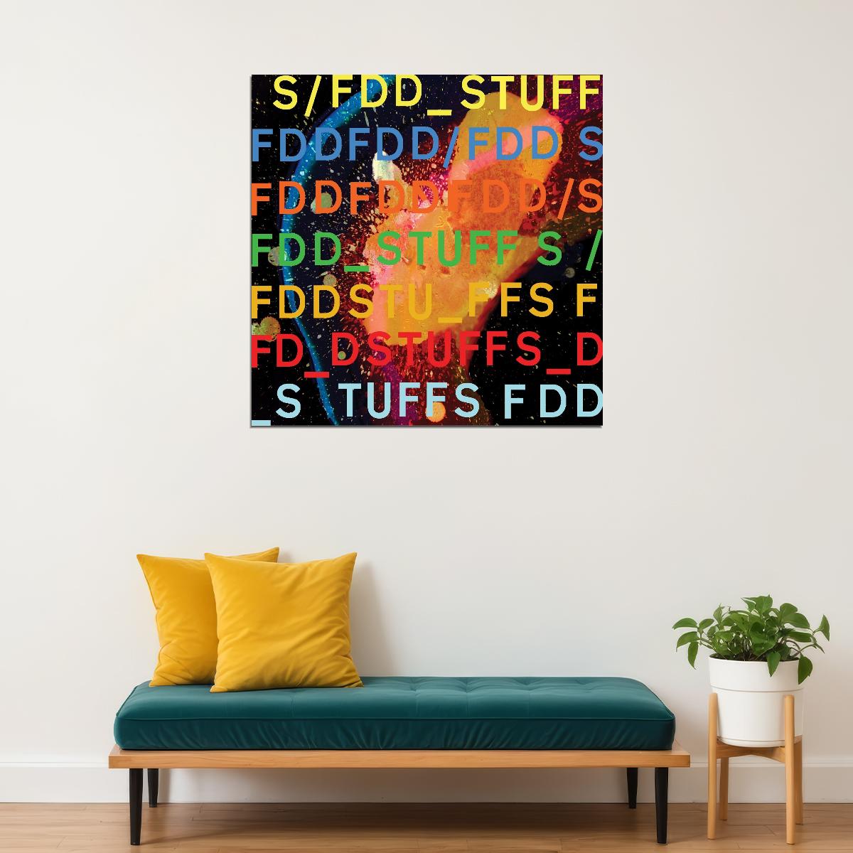 Radiohead In Rainbows Album Cover Art Alternative Rock Music Poster Band Wall Print - xonomax