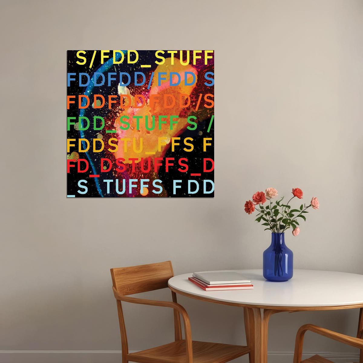 Radiohead In Rainbows Album Cover Art Alternative Rock Music Poster Band Wall Print - xonomax