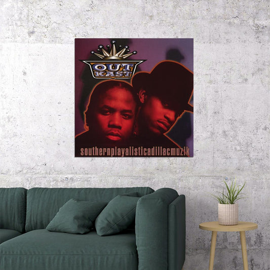 Outkast Southernplayalisticadillacmuzik Album Cover Art Hip-hop Music Poster Wall Print - xonomax