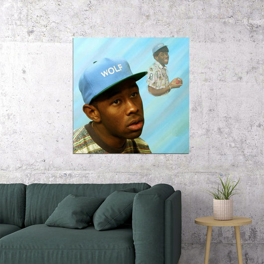 Tyler The Creator Wolf Album Cover Art Rap Music Poster Iconic Hip Hop Artist Print - xonomax