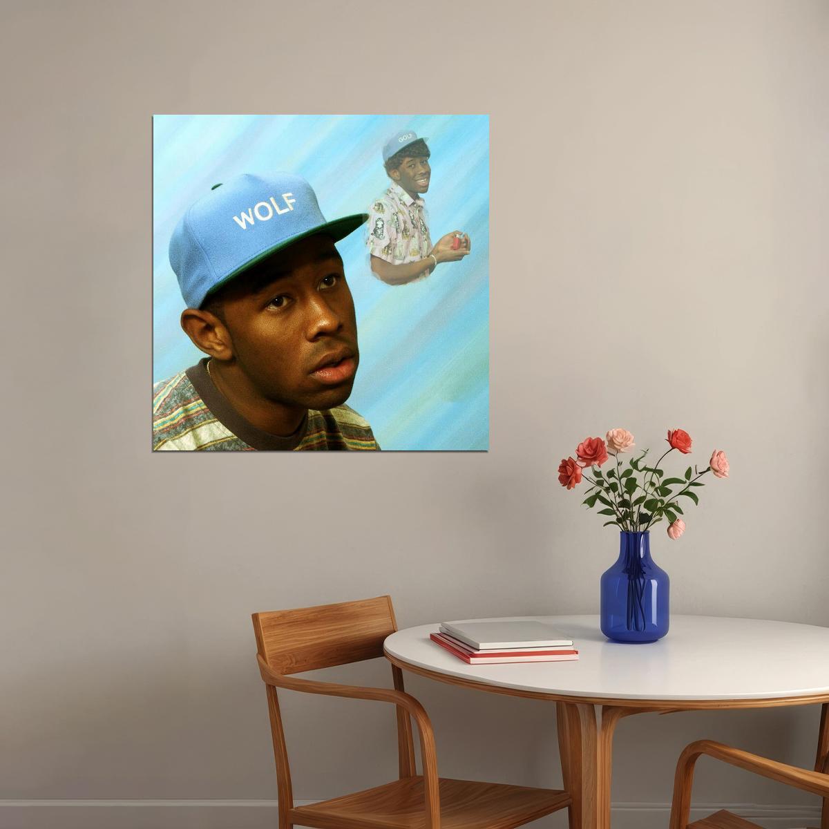Tyler The Creator Wolf Album Cover Art Rap Music Poster Iconic Hip Hop Artist Print - xonomax