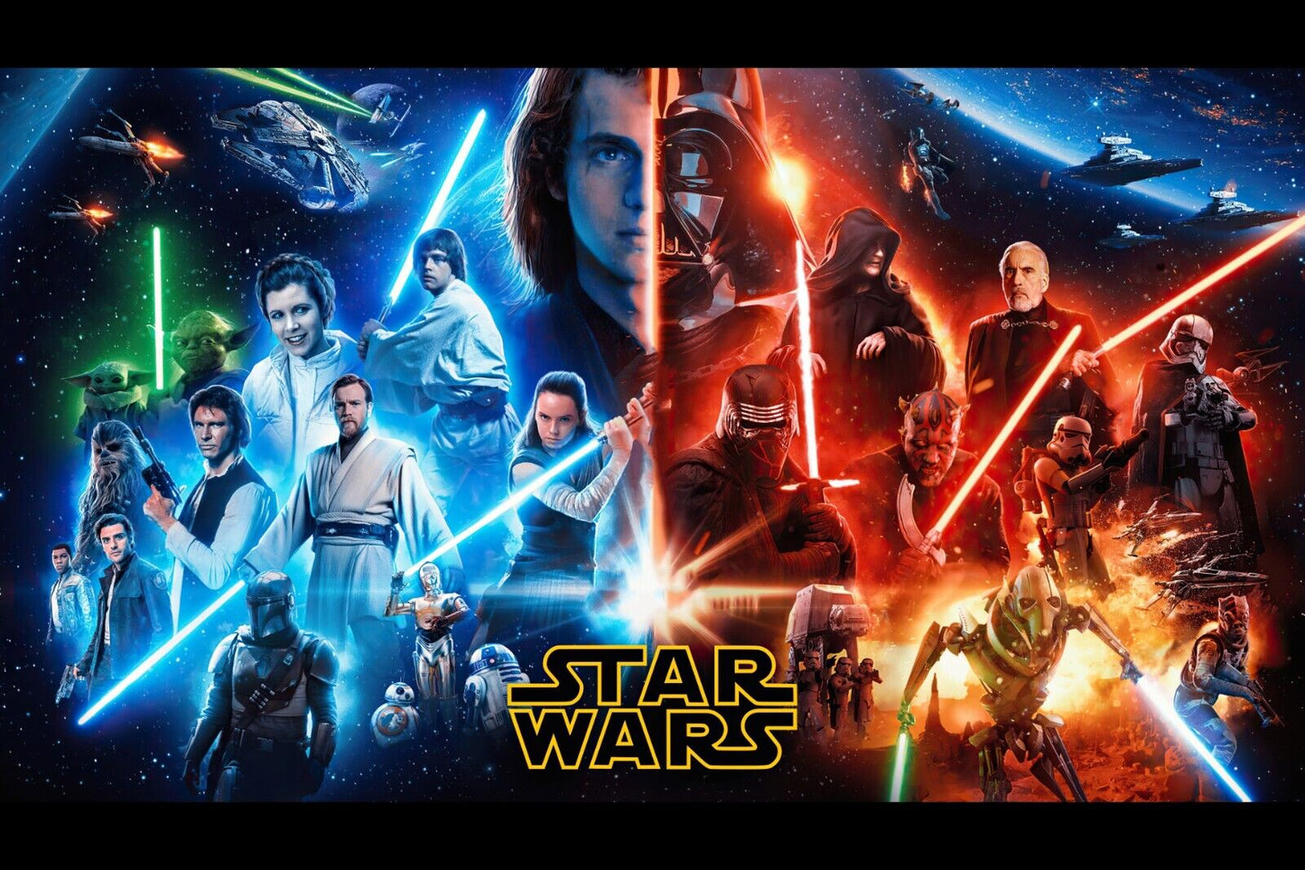 Star Wars Sci-fi Movie Poster - xonomax