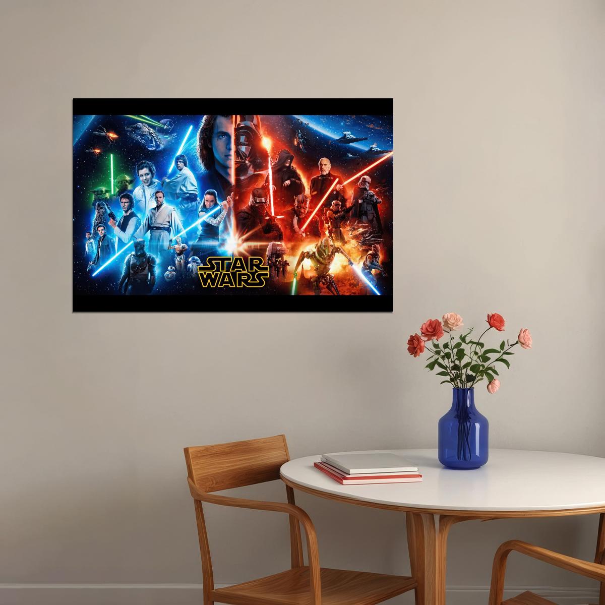 Star Wars Sci-fi Movie Poster - xonomax