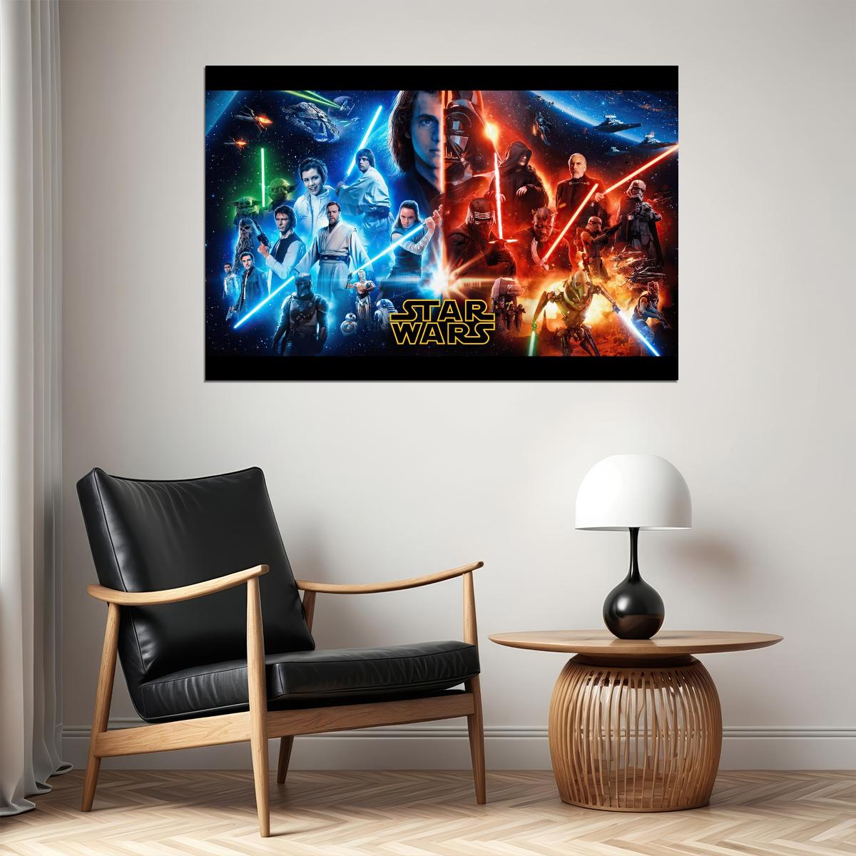 Star Wars Sci-fi Movie Poster - xonomax