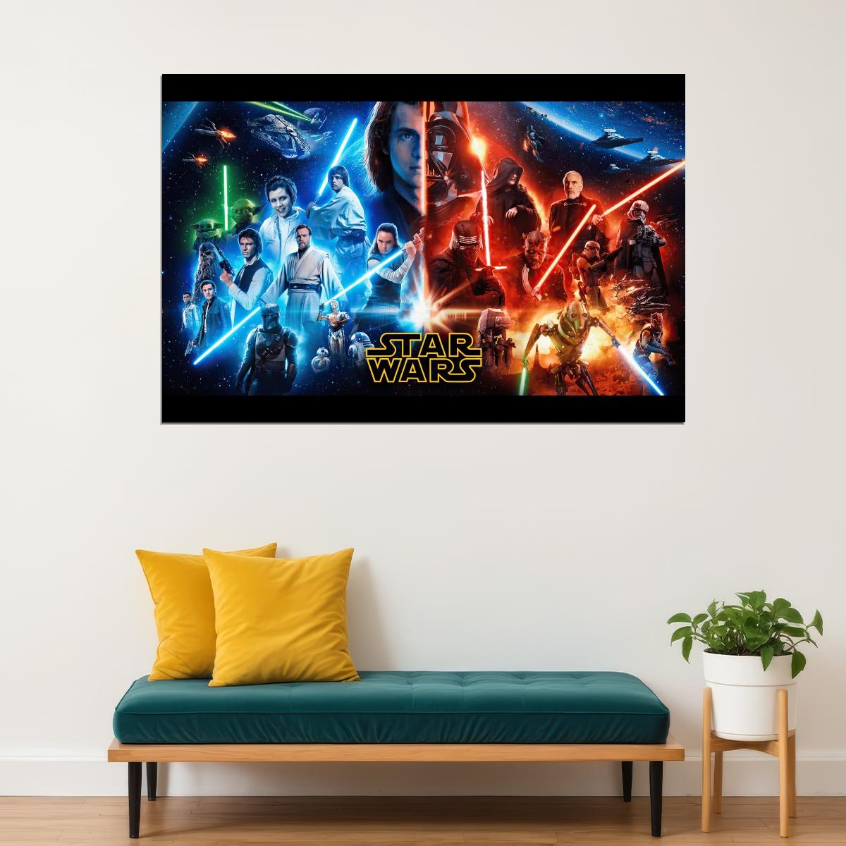 Star Wars Sci-fi Movie Poster - xonomax