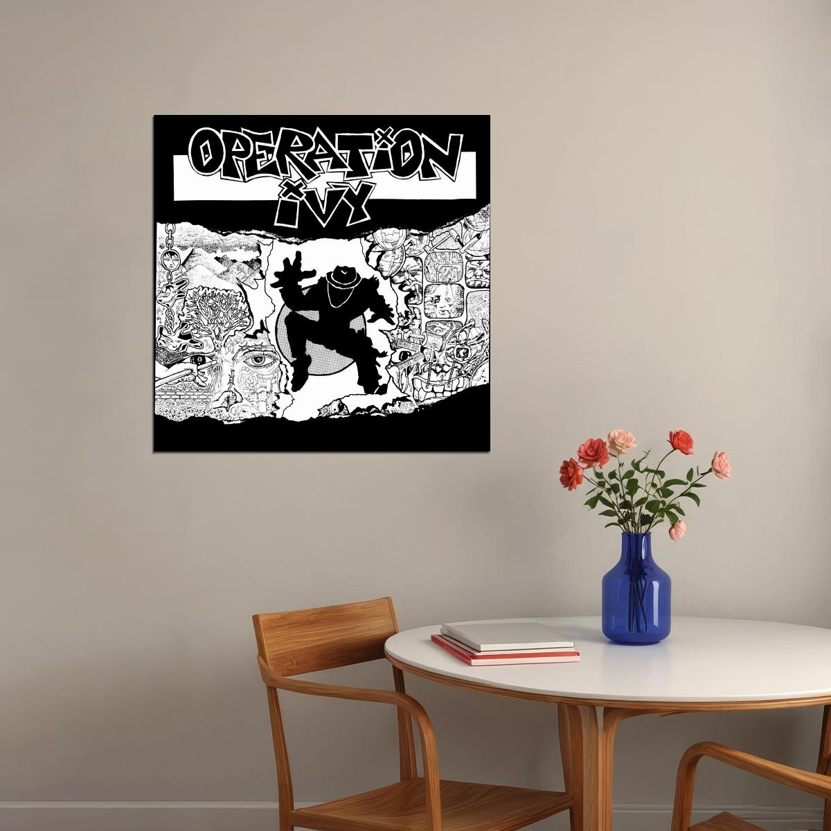 Operation Ivy Energy Album Cover Art Punk Music Poster Wall Print - xonomax