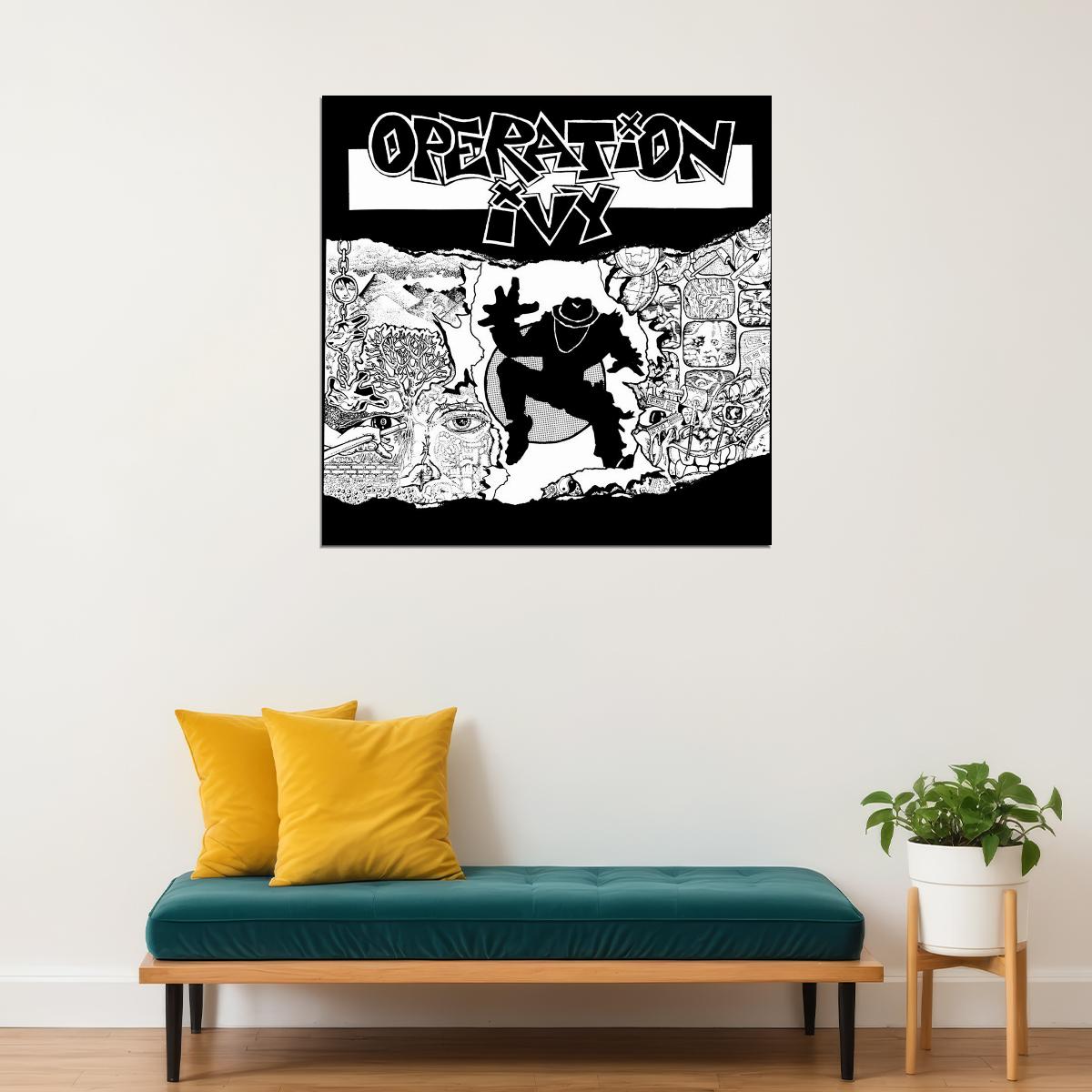 Operation Ivy Energy Album Cover Art Punk Music Poster Wall Print - xonomax