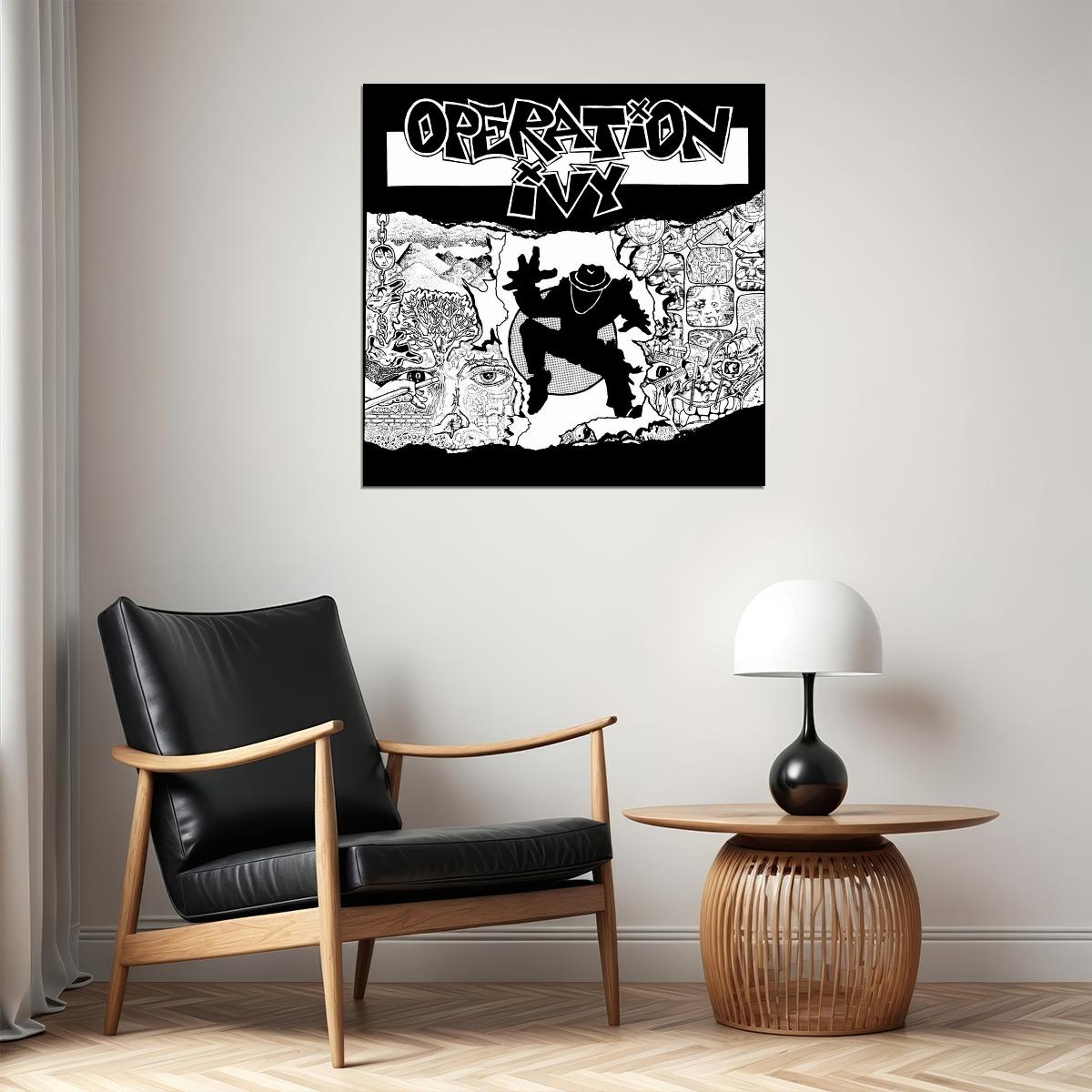 Operation Ivy Energy Album Cover Art Punk Music Poster Wall Print - xonomax