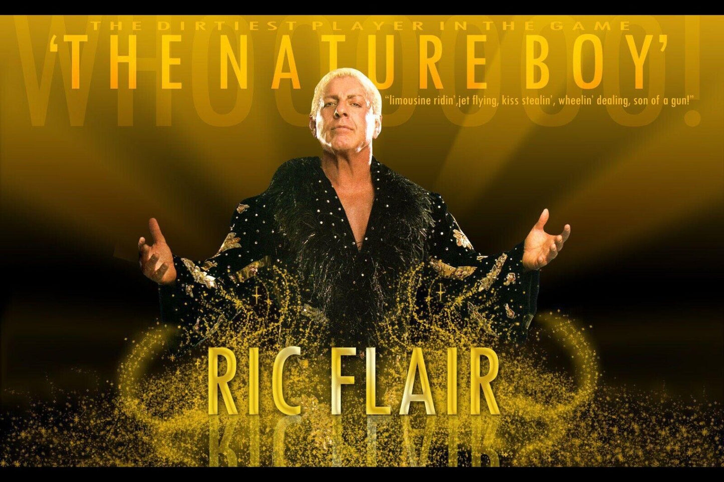Ric Flair Wwe Poster Famous Wrestler Motivational Sports Print - xonomax