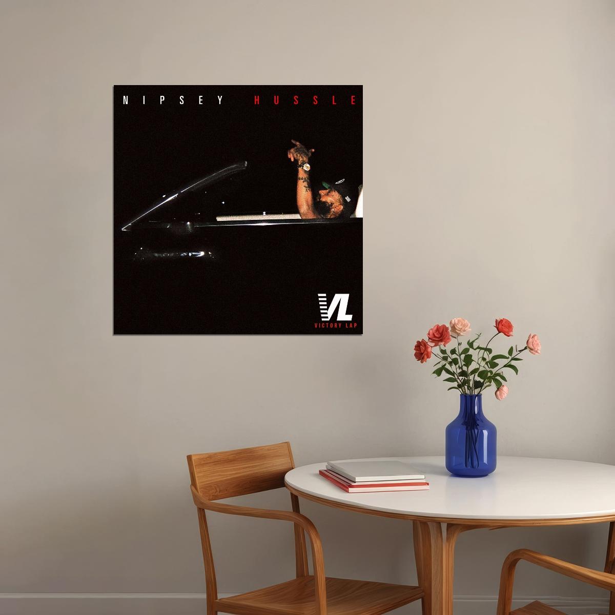 Nipsey Hussle Victory Lap Album Cover Art Rap Hip-hop Music Poster Wall Print - xonomax