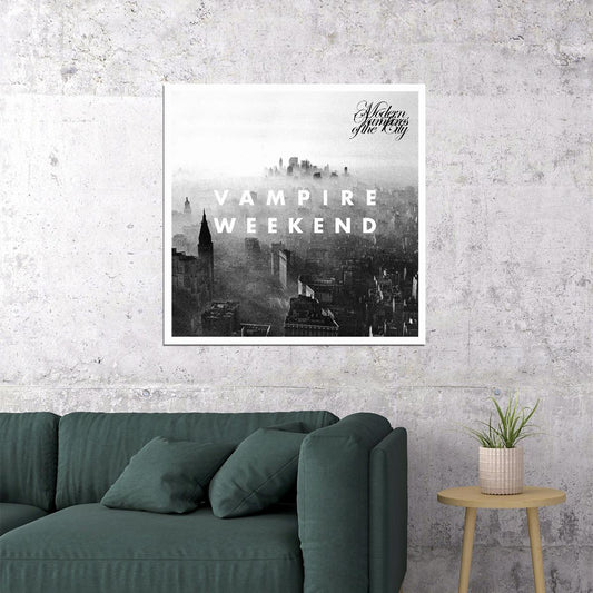 Vampire Weekend Modern Vampires Of The City Album Cover Art Rock Music Poster Iconic Indie Band - xonomax