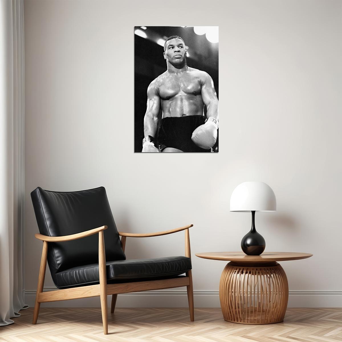 Mike Tyson Boxing Poster Motivational Sports Print Wall Art