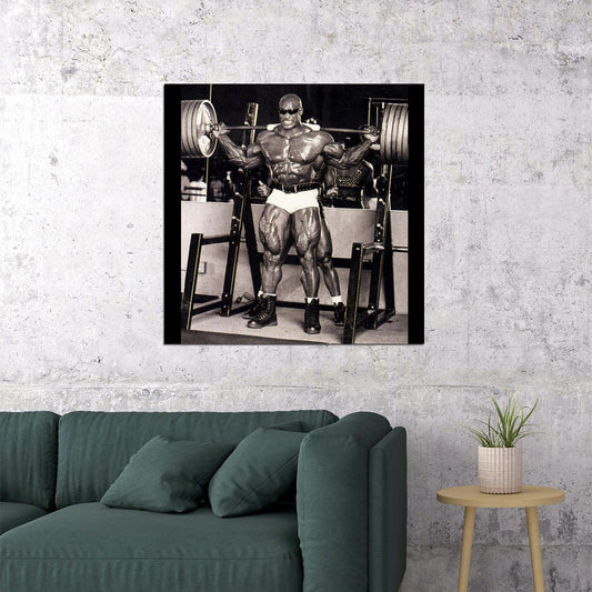 Ronnie Coleman Bodybuilding Poster Legendary Athlete Motivational Sports Print - xonomax