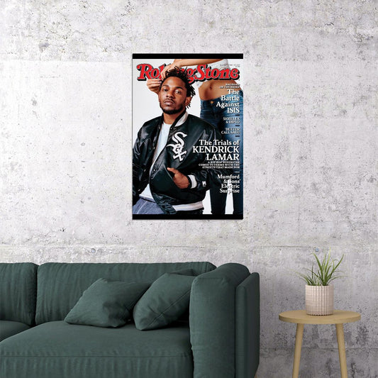 Kendrick Lamar Music Poster Rap Artist Wall Print - xonomax