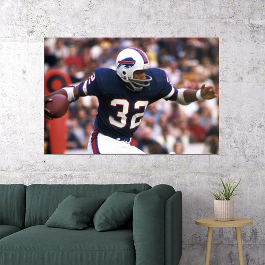 O. J. Simpson Poster Nfl Football Player Motivational Sports Print Wall Art - xonomax