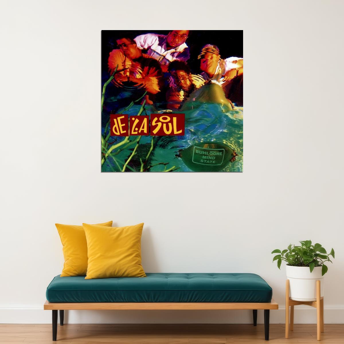 De La Soul Album Cover Art Hip-hop Music Poster Rap Group Music Print - xonomax