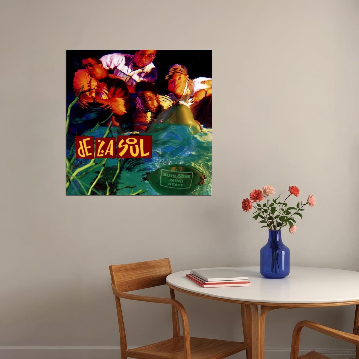 De La Soul Album Cover Art Hip-hop Music Poster Rap Group Music Print - xonomax