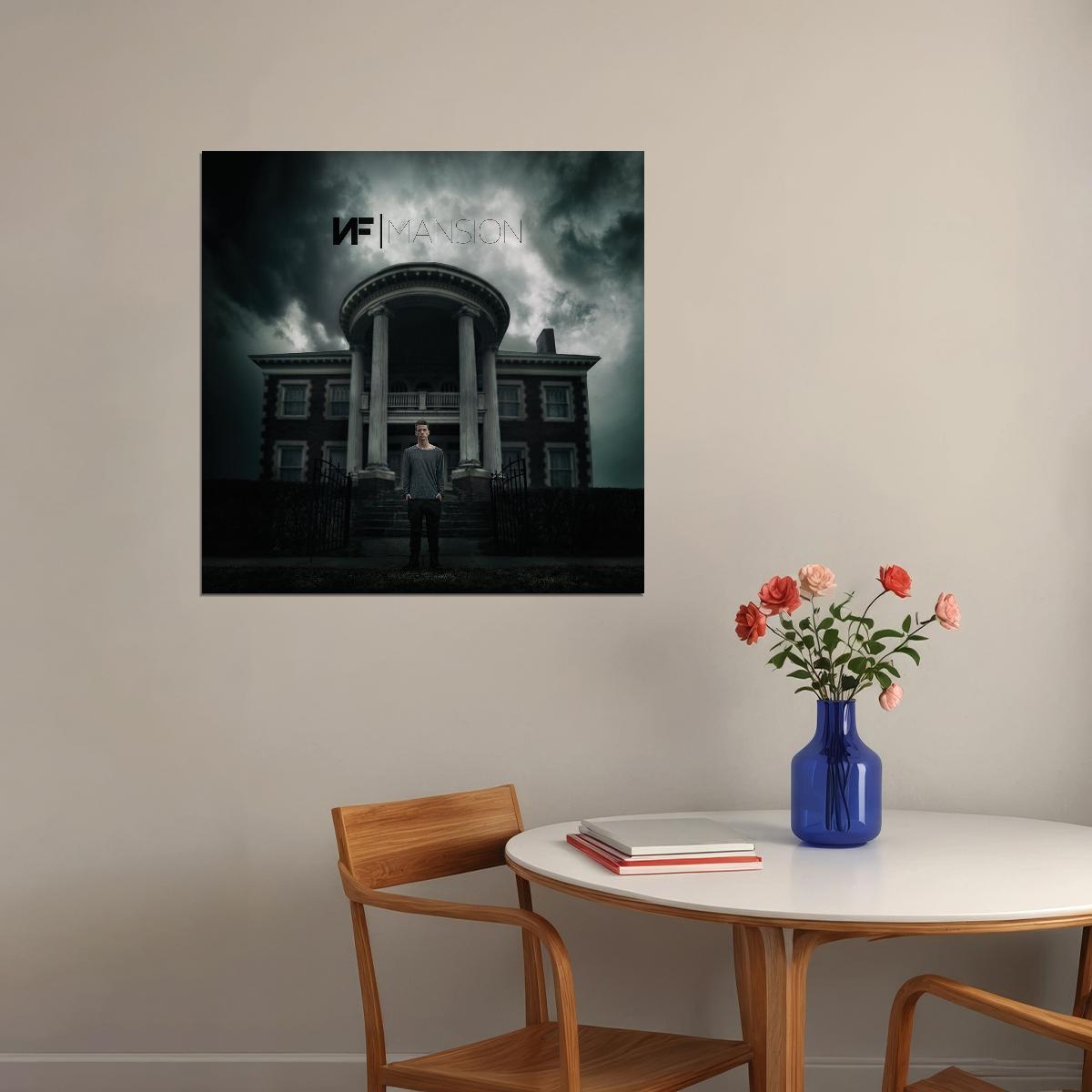 Nf Mansion Album Cover Art Rap Hip-hop Music Poster Wall Print - xonomax