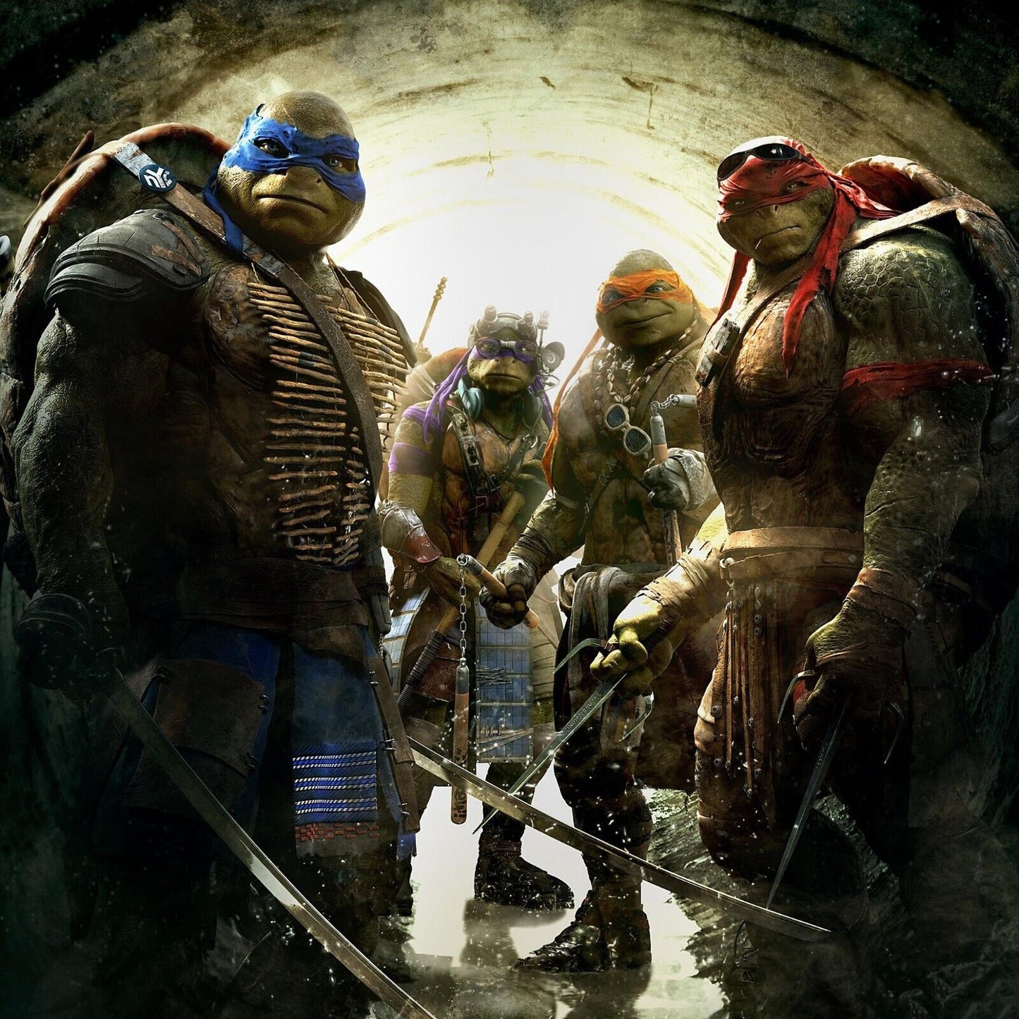 Teenage Mutant Ninja Turtles Tv Show Movie Poster Iconic Animated Heroes Wall Art - xonomax