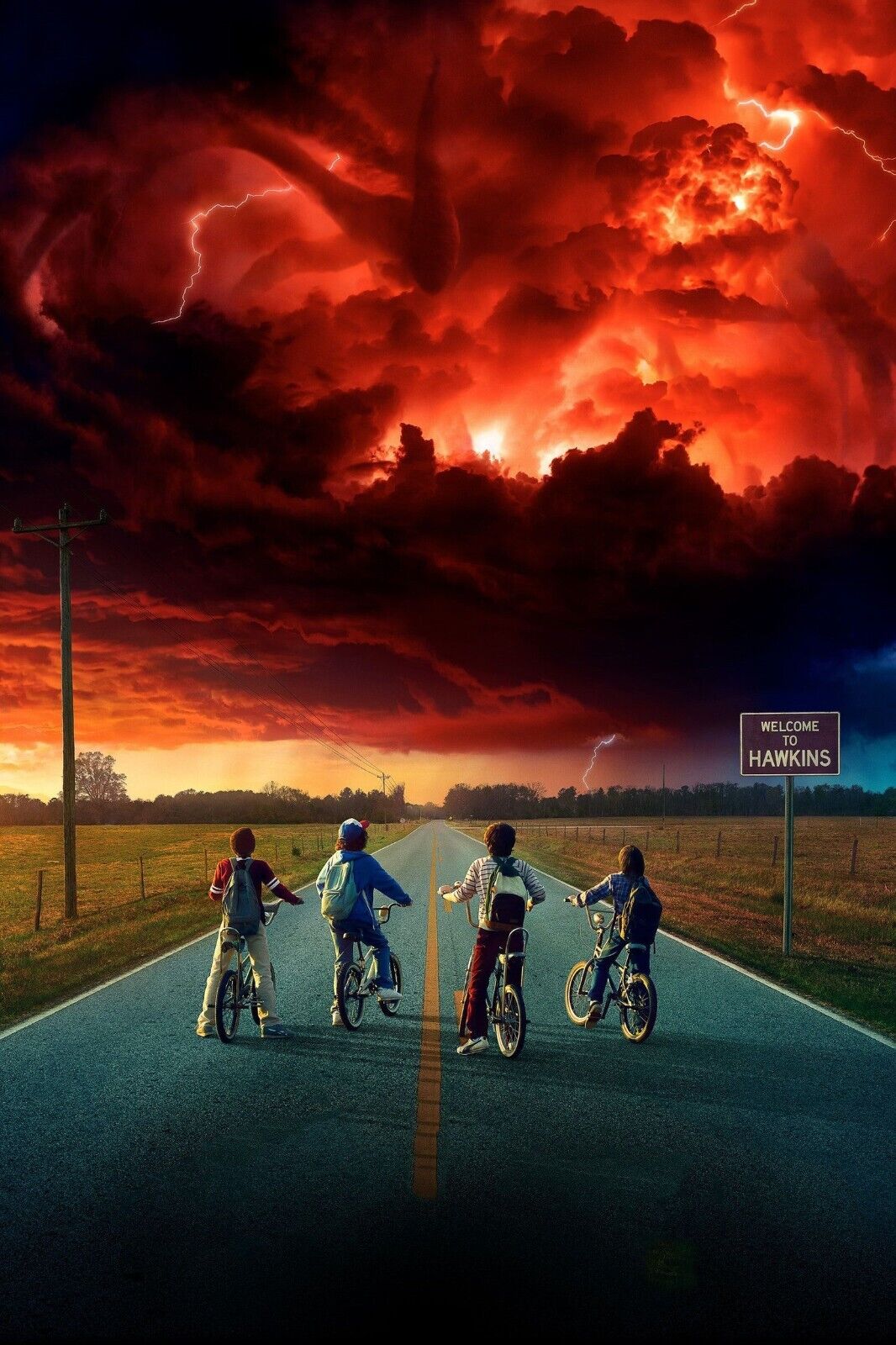 Stranger Things Tv Show Movie Poster Retro Sci-fi Print - xonomax