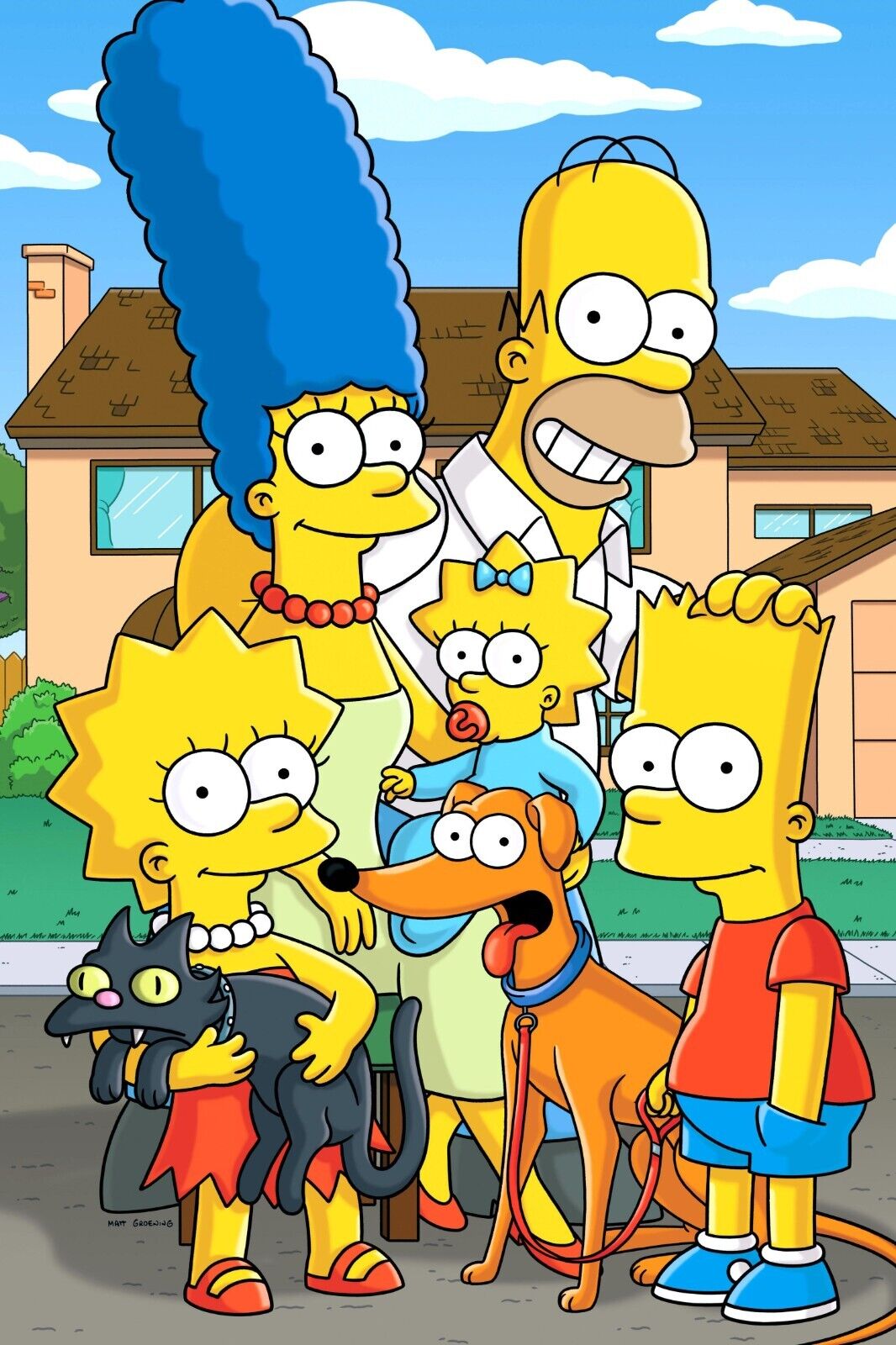 The Simpsons Tv Show Poster Iconic Animated Series Art Print - xonomax